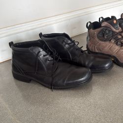 Black Ecco Dress Boots EU 46