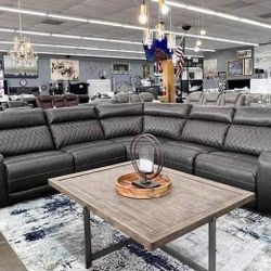 Ashley 5 Pcs Reclining Sectionals Sofas Couchs With Interest Free Payment Options 