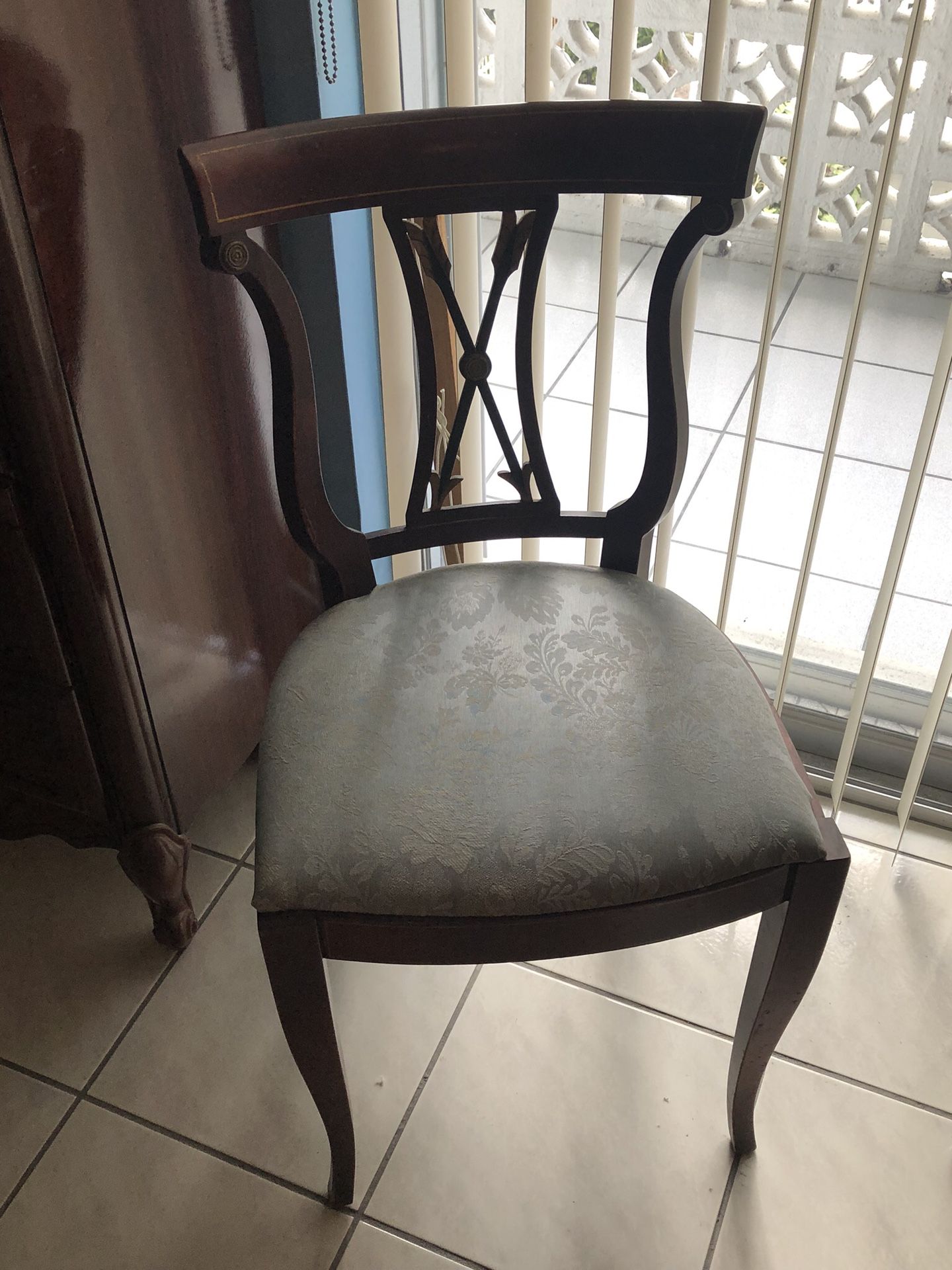 Antique chair in wood