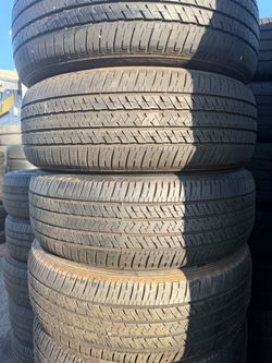 (4) 235/55R20  SET OF USED TIRES BRIDGETONE 70% LIFE !!
