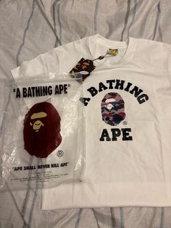 Bape T shirt size M in adult