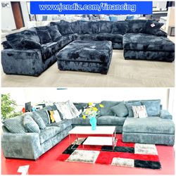 New Oversized Living Room Set. Get It Home Now For Only $49 And Pay Later 