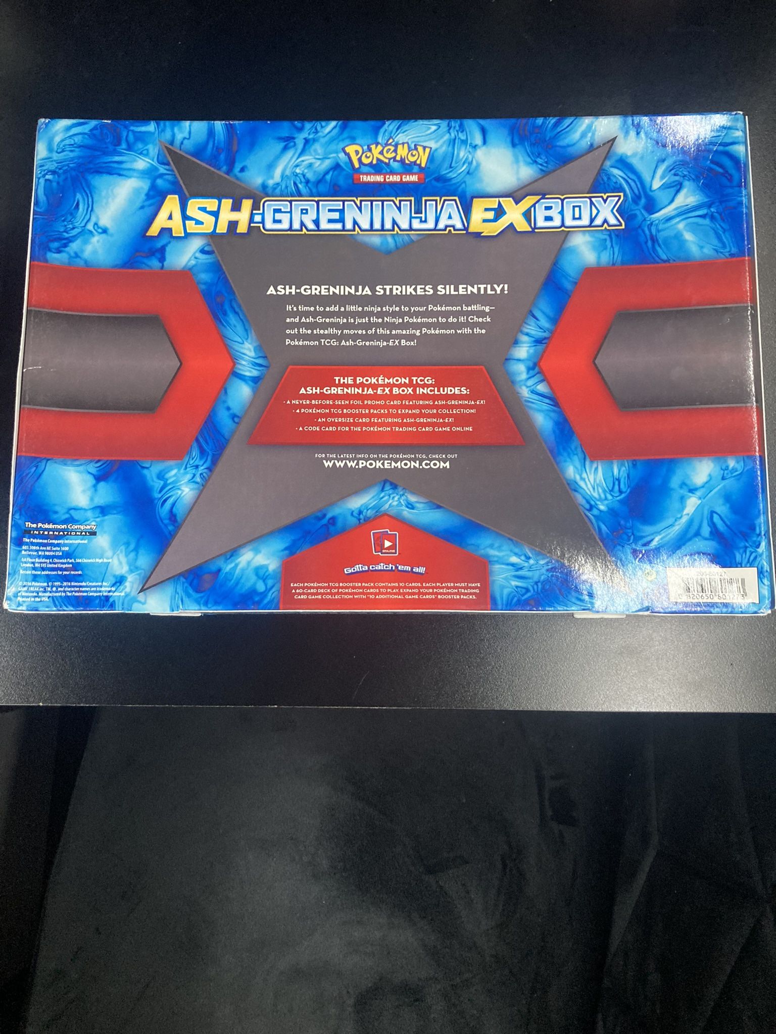 Pokemon Ash Greninja EX Box - radharamanexports.com