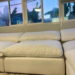 7 Piece Luxe Size Modular Couch Sectional NEW
