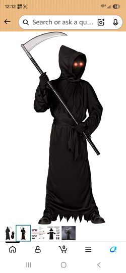 Mens Large Grim Reaper Costume $20