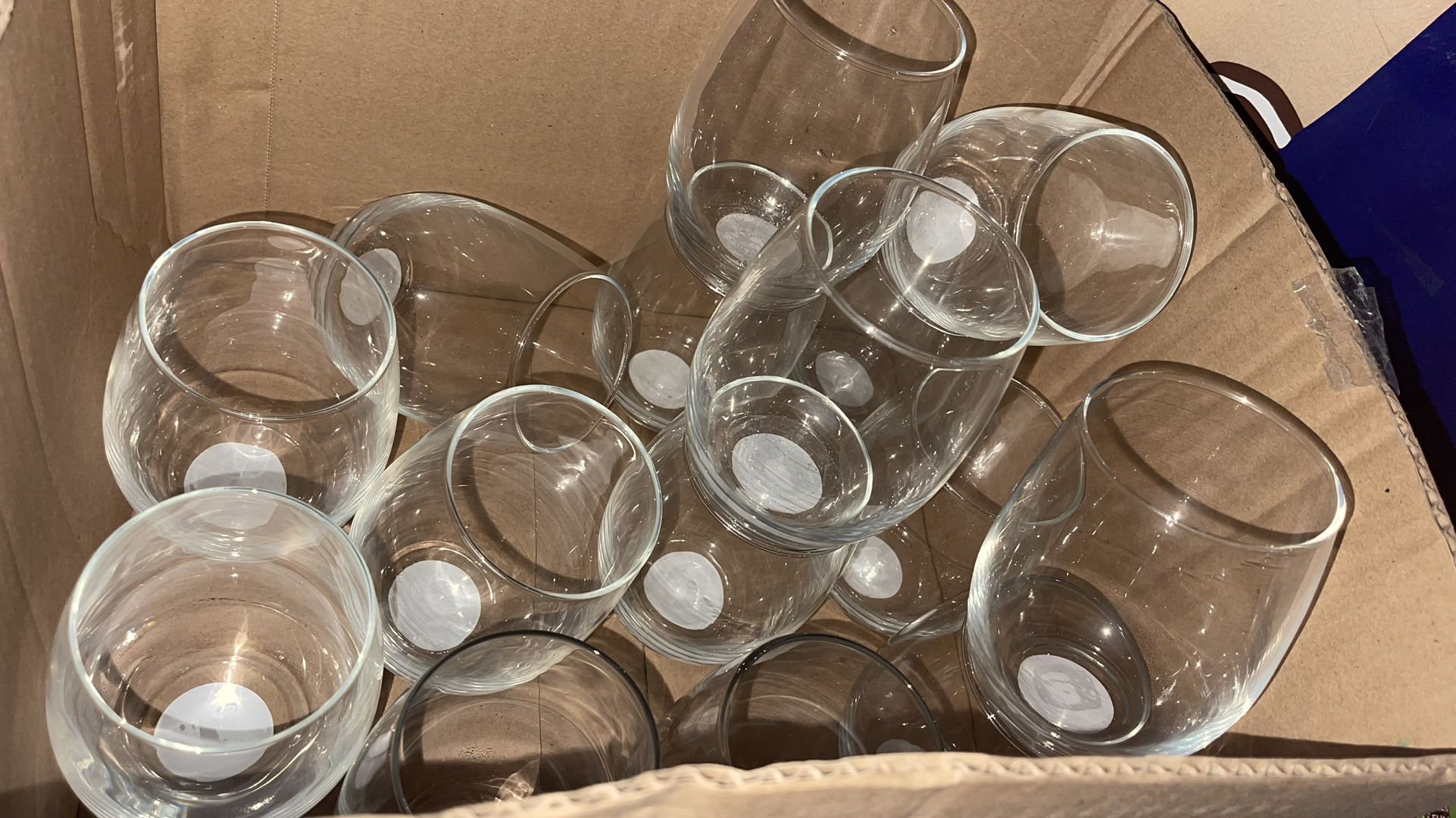 Mini Glass Wine Glasses 15 Total 