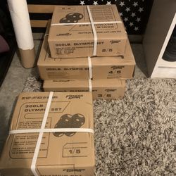 300 Lb Weight Set With Bar