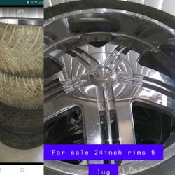 24inch rims came off of a Toyota tundra