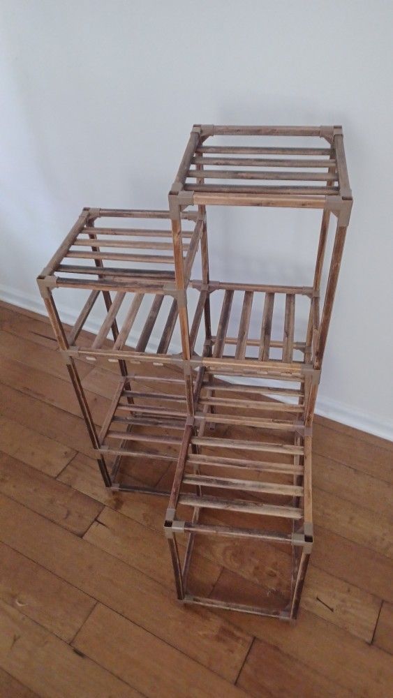 Plant Stand With Adjustable Shelves