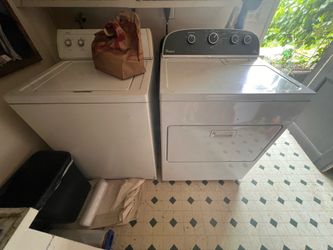 Washer and dryer set 250 obo
