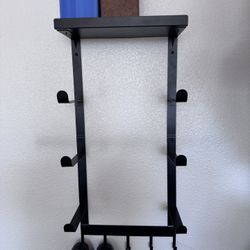 For Sale: Wall Rack for Exercise and Yoga Equipment