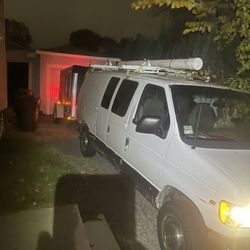 Cargo Van  And Trailer 