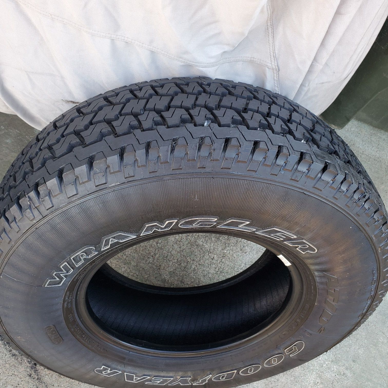 Goodyear Wrangler 265 75R16 Single Tire 265 75 16 Brand New P265 75R16 Goodyear Wrangler 265 75R16 Single Tire 265 75 16 Brand New P265 75R16