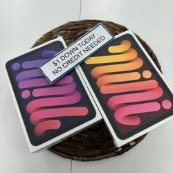 NEW iPad Mini 6 Tablet - 90 Day Warranty - Payments Available With $1 Down 