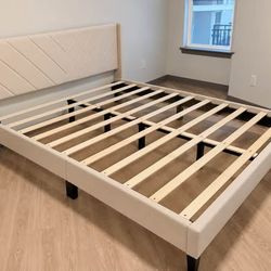 Queen size bed frame (new in the box )