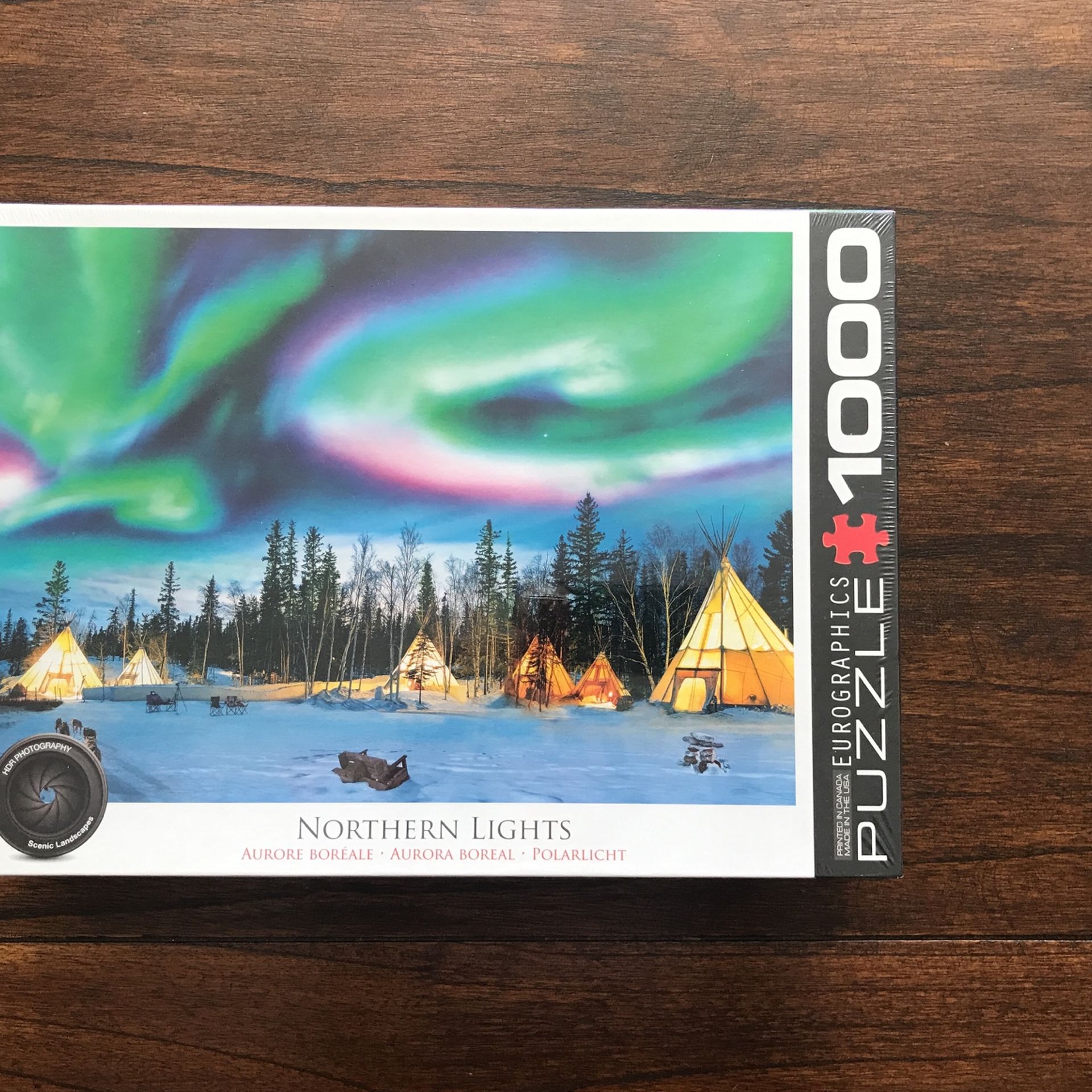 Northen Lights 1000 Pieces Puzzle