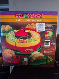 TACO TUESDAY -LAZY SUSAN TACO BAR