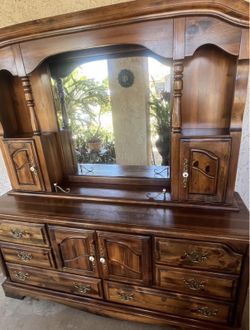 Wood Brown Dresser