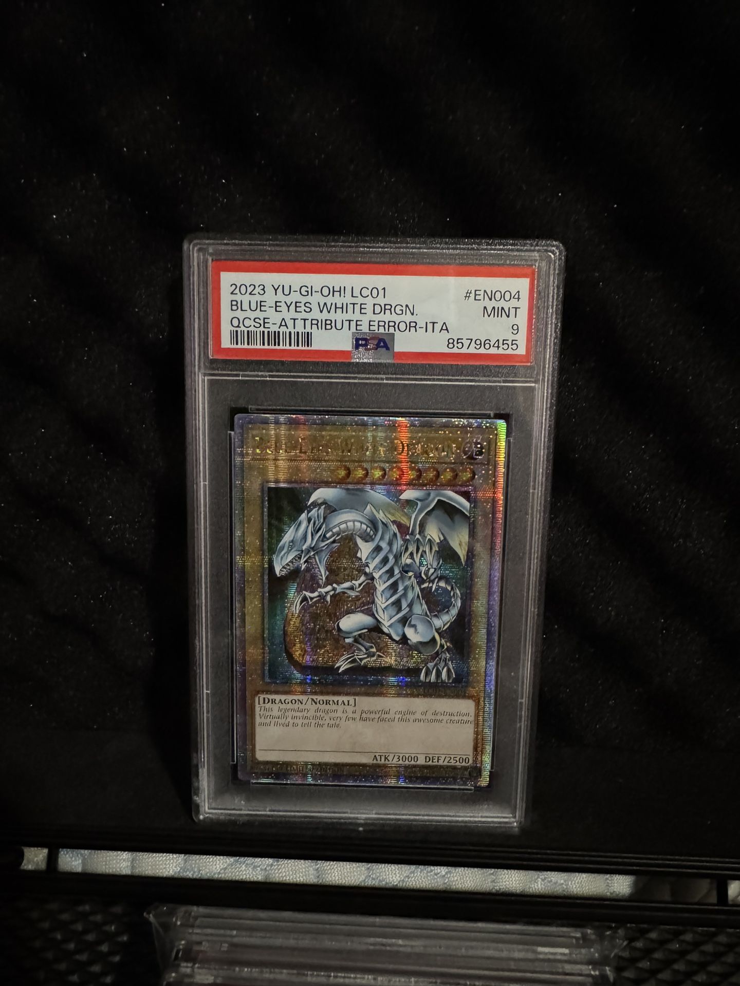 Blue Eyes White Dragon Quarter Century PSA 9