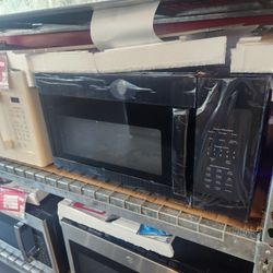 Ge 30 Inch Over The Range Microwave Black 