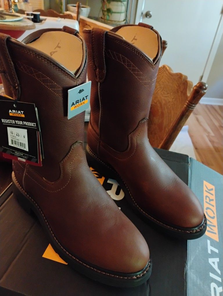 ARIAT SIERRA H20 WORK BOOTS SZ 10