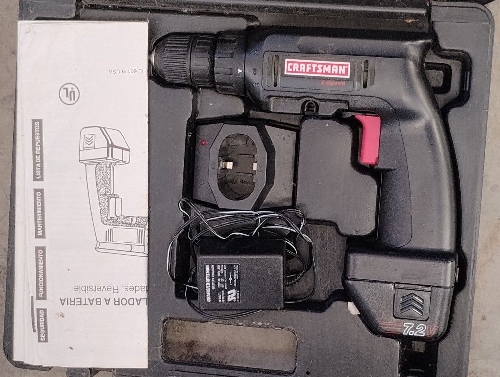 Craftsman 7.2 V Cordless Drill 3/8" - 2 Speed