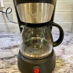 Living Solutions 5 Cup Drip Coffee Maker