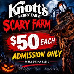 KNOTT’S SCARY FARM DISCOUNTED TICKETS 🎟️