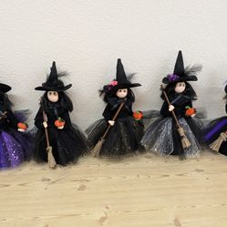 Halloween Witches Hand Crafted 