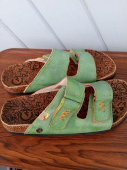 German Design hand stitched sandals.