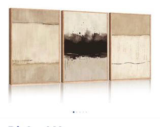 Modern canvas wall decor