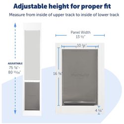 Doggy Door Insert for Sliding Glass Doors