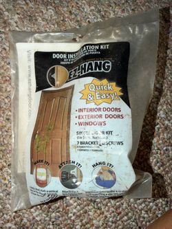 EZ-HANG Door Window Installation Kit Quick Easy Hanging Bracket System USA MADE