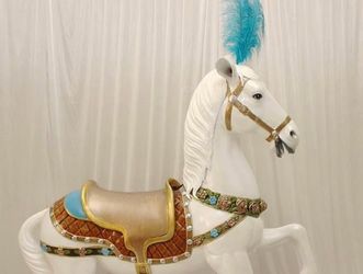Carousel horse statue