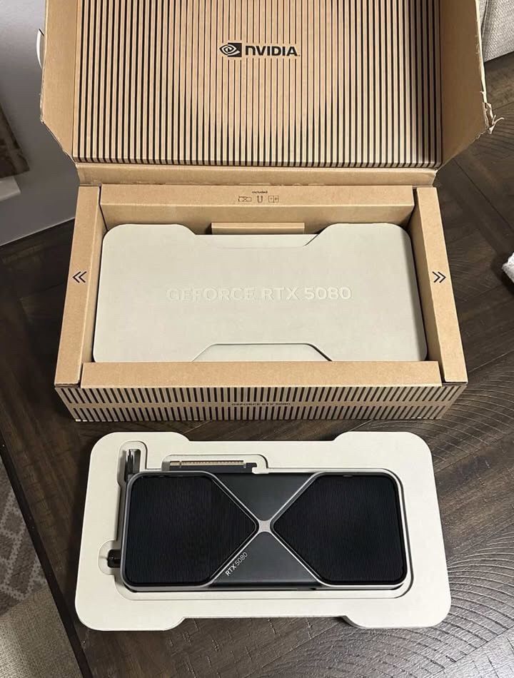 NVIDIA RTX 5080 FE Founders Edition GEFORCE GRAPHICS CARD