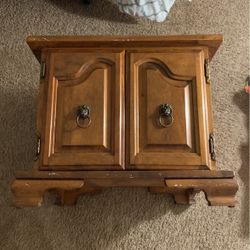 vintage solid wood cabinet