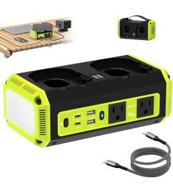 350W Pure Sine Wave Power Inverter Compatible with Ryobi 18V Batteries (Battery Not Included)