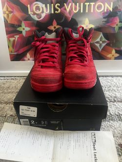 Jordan 5 Retro Red Suede (PS) Size 2Y
