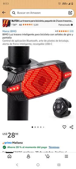 BIMO Smart Bike Rear Light with Turn Signals