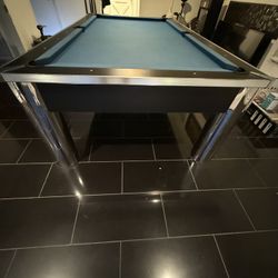 Modern Pool Table 8’ (Free Delivery & Pro Setup) New Felt Any Color + All Accessories 