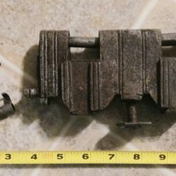 Antique Russian Double Lock Keys Jail Door