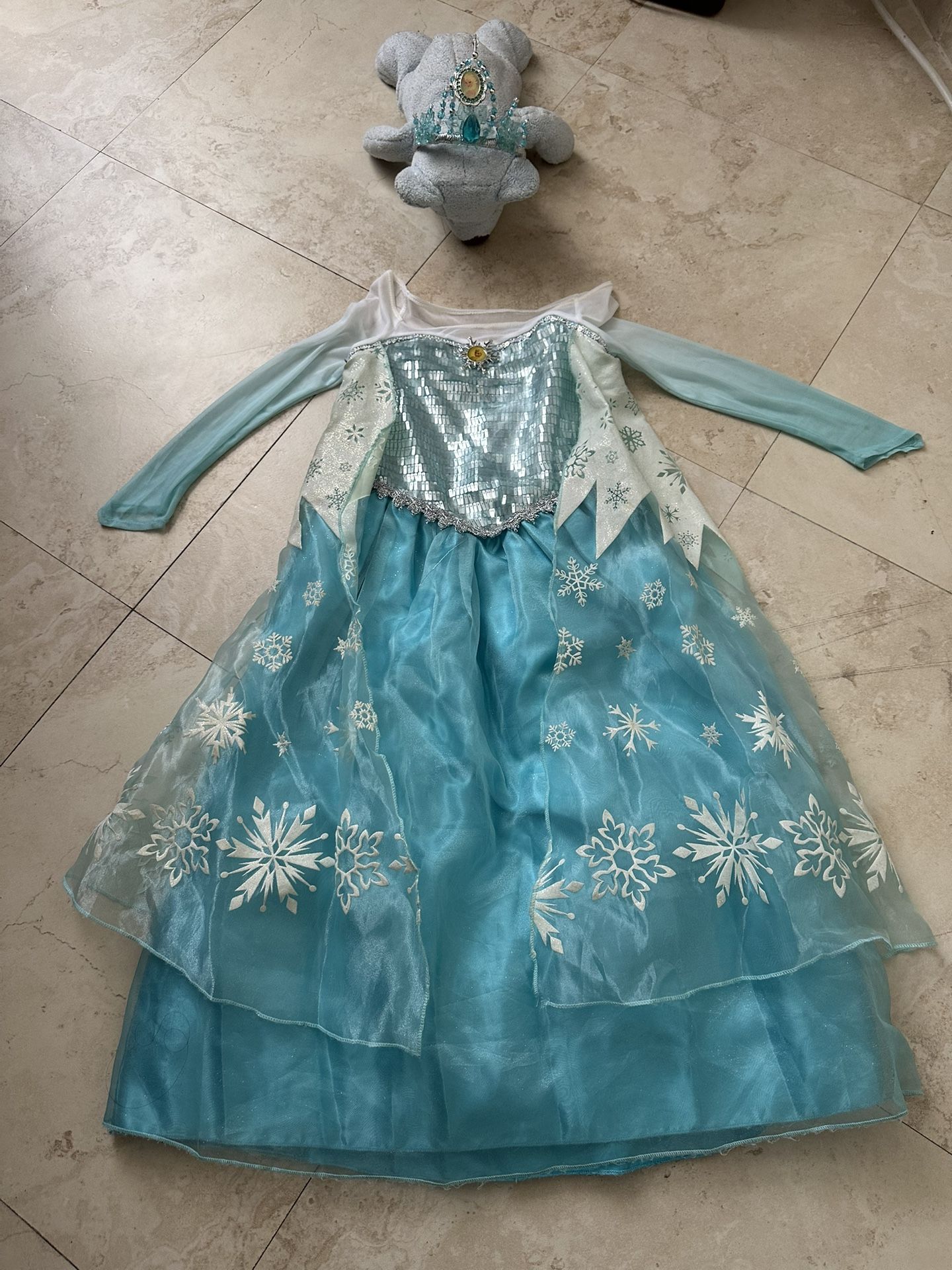 Elsa Dress And Tiara