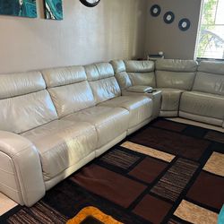 White Sectional Sofa Set 