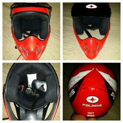 Polaris dirt bike helmet