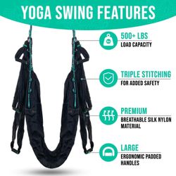 Premium Aerial Hammock Yoga Swing And Hardware
