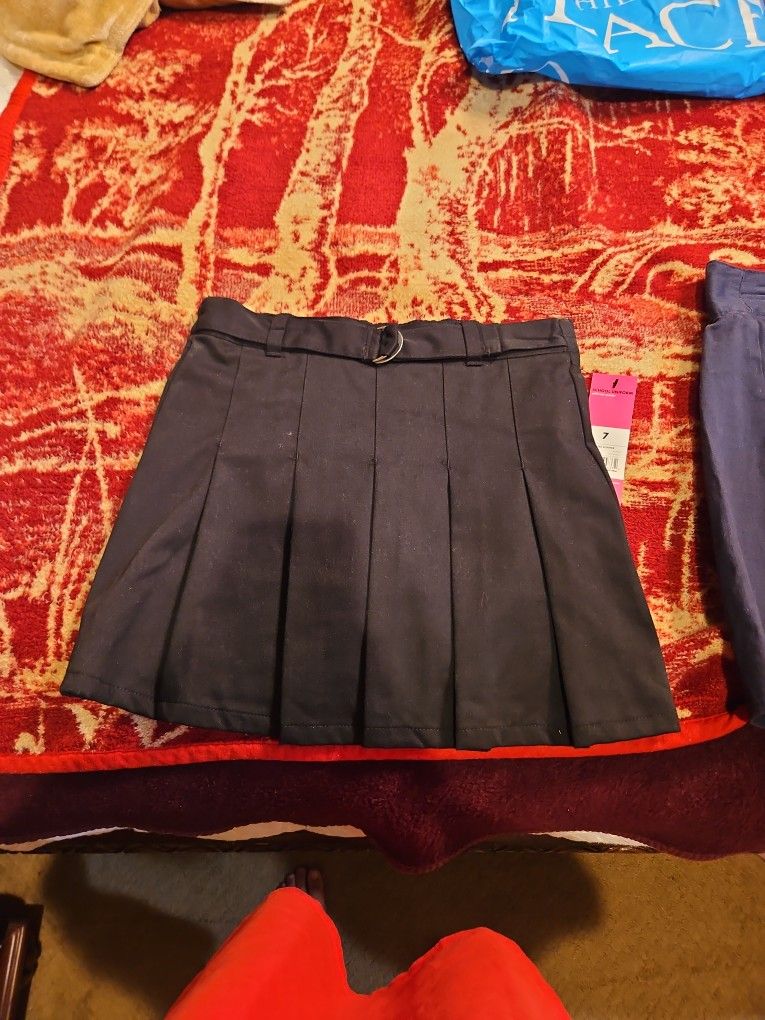 Girls Belted Skirt