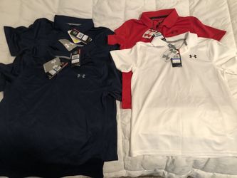 5 Under Armour Youth Boys (XL) Performance Polo
