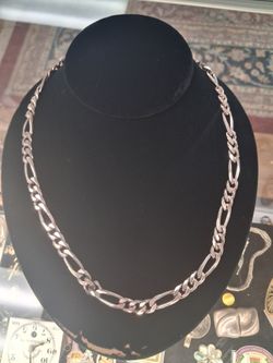 Silver Figaro Chain Necklace