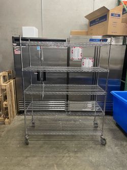 Stainless Steel Wire Shelving Unit