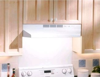 Broan 30" White Range Hood White on White Ductless